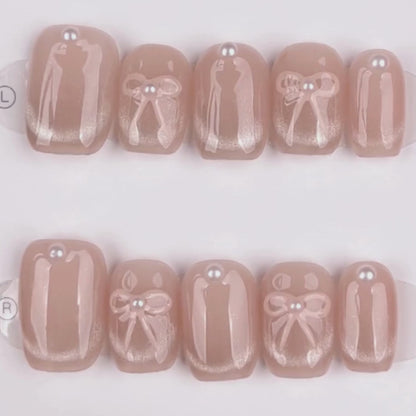 Velvet Bow Nude