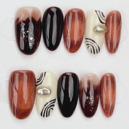 Modern Mocha Swirl