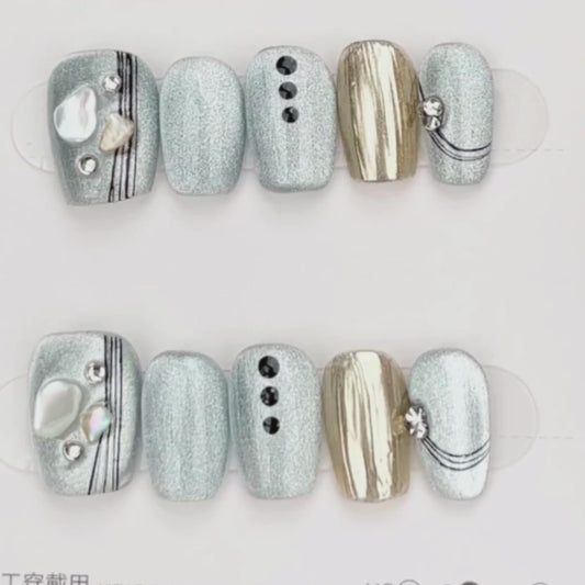 Silver Frost Swirl