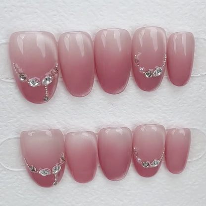 Rosy Gemstone Cascade
