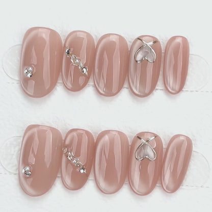 Blush Charm Bow