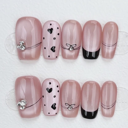 Pink Glaze Bowtie