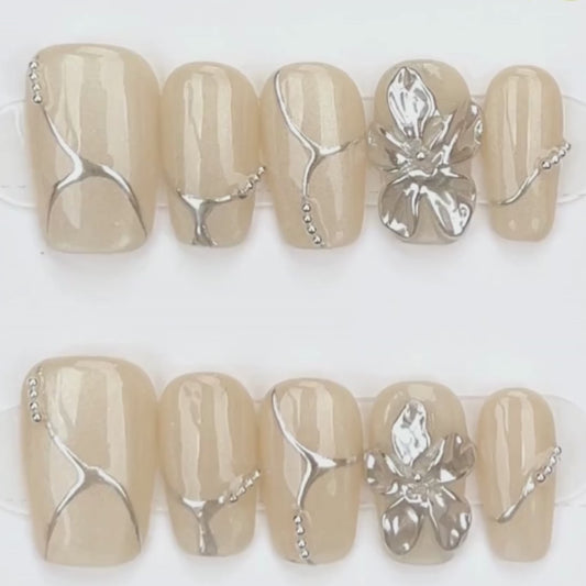 Chrome Bloom Nude