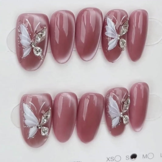 Rosewing Crystal Butterfly