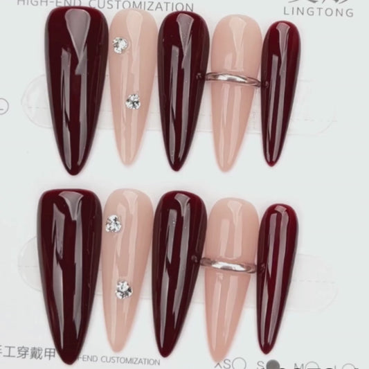 Crimson Nude Contrast