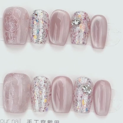 Rosy Confetti Lace