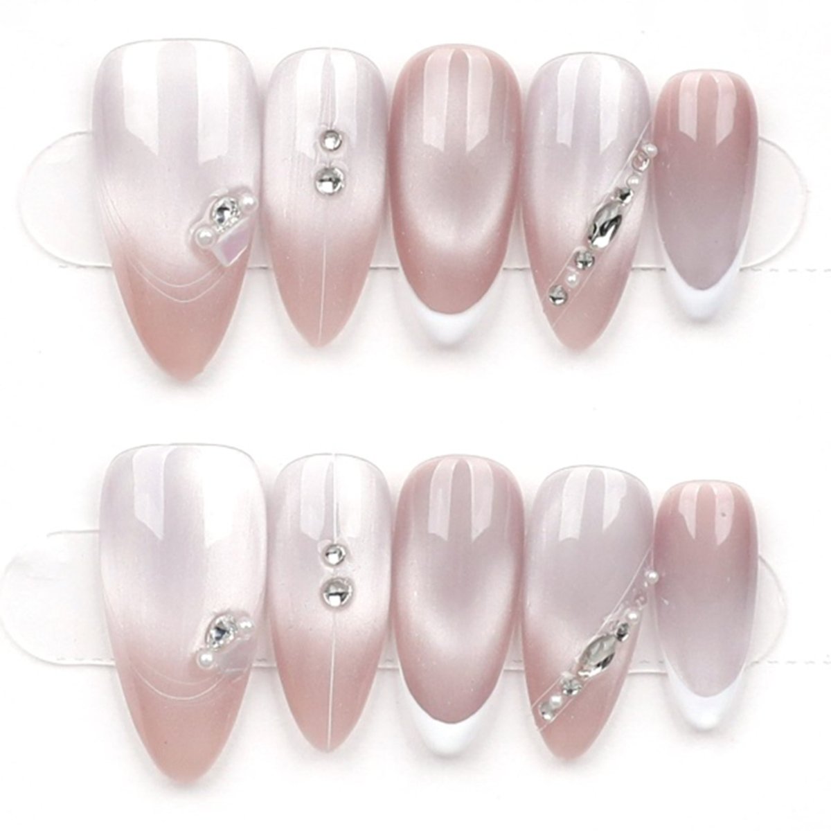 Rosy Pearl Shimmer - Press Play Nails
