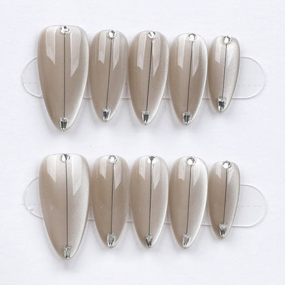 Sandstone Glint - Press Play Nails
