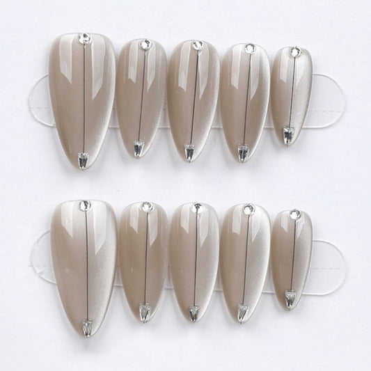 Sandstone Glint - Press Play Nails
