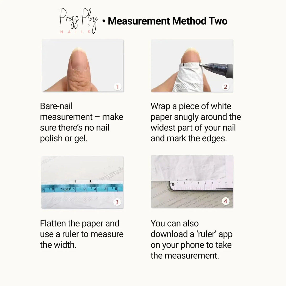 Sky Gingham - Press Play Nails