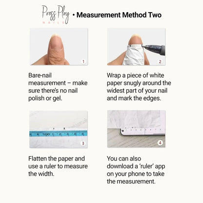 Sky Gingham - Press Play Nails