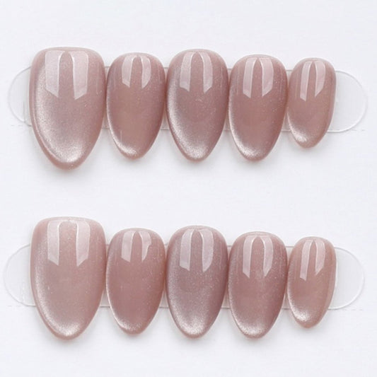 Soft Mocha Sheen - Press Play Nails
