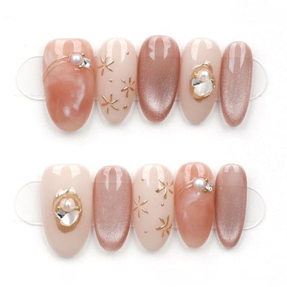 Stardust Amber Glow - Press Play Nails