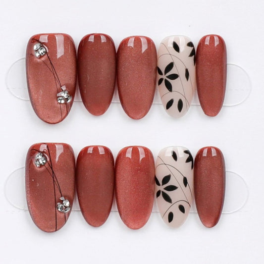 Terracotta Bloom - Press Play Nails