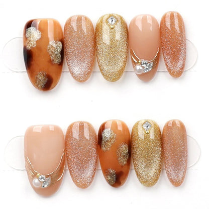 Toasted Honey Luxe - Press Play Nails