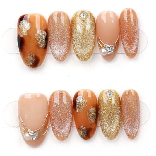 Toasted Honey Luxe - Press Play Nails