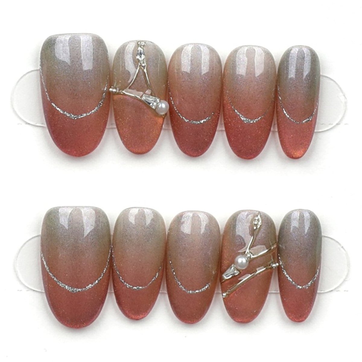 Twilight Rose Gradient - Press Play Nails