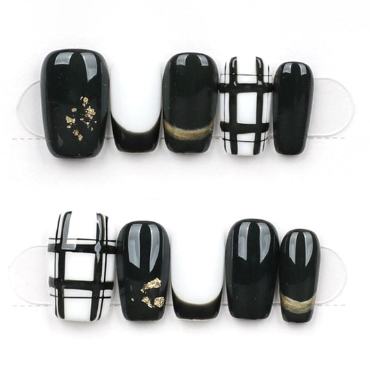 Urban Noir Grid - Press Play Nails
