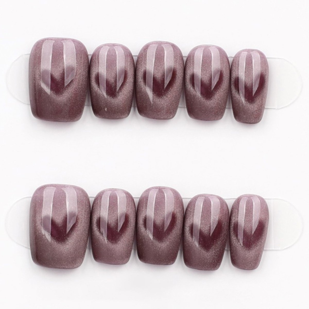 Velvet Plum Illusion - Press Play Nails